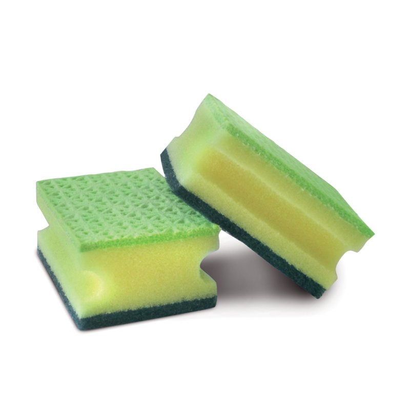 Spontex schoonmaaksponzen Duo Anti-Vet, 5+1 gratis